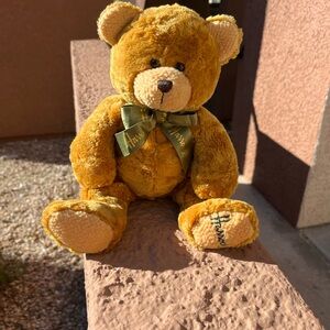 Harrods Plush Bear with Gold Fur
